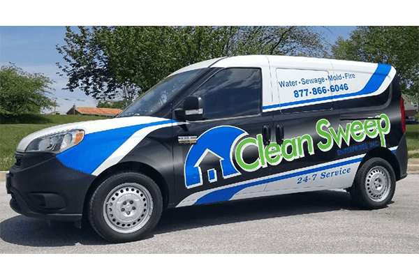 Clean Sweep Enterprises Service Vehicle